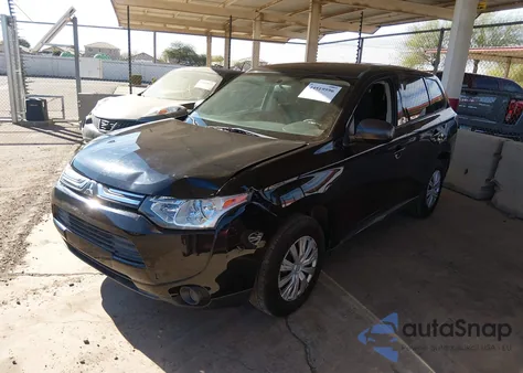 2014 Mitsubishi Outlander Es z USA, uszkodzony, nr VIN JA4AD2A33EZ001637